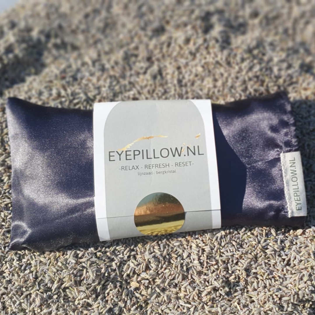EYEPILLOW - BLACK SATIN - LIMITED EDITION