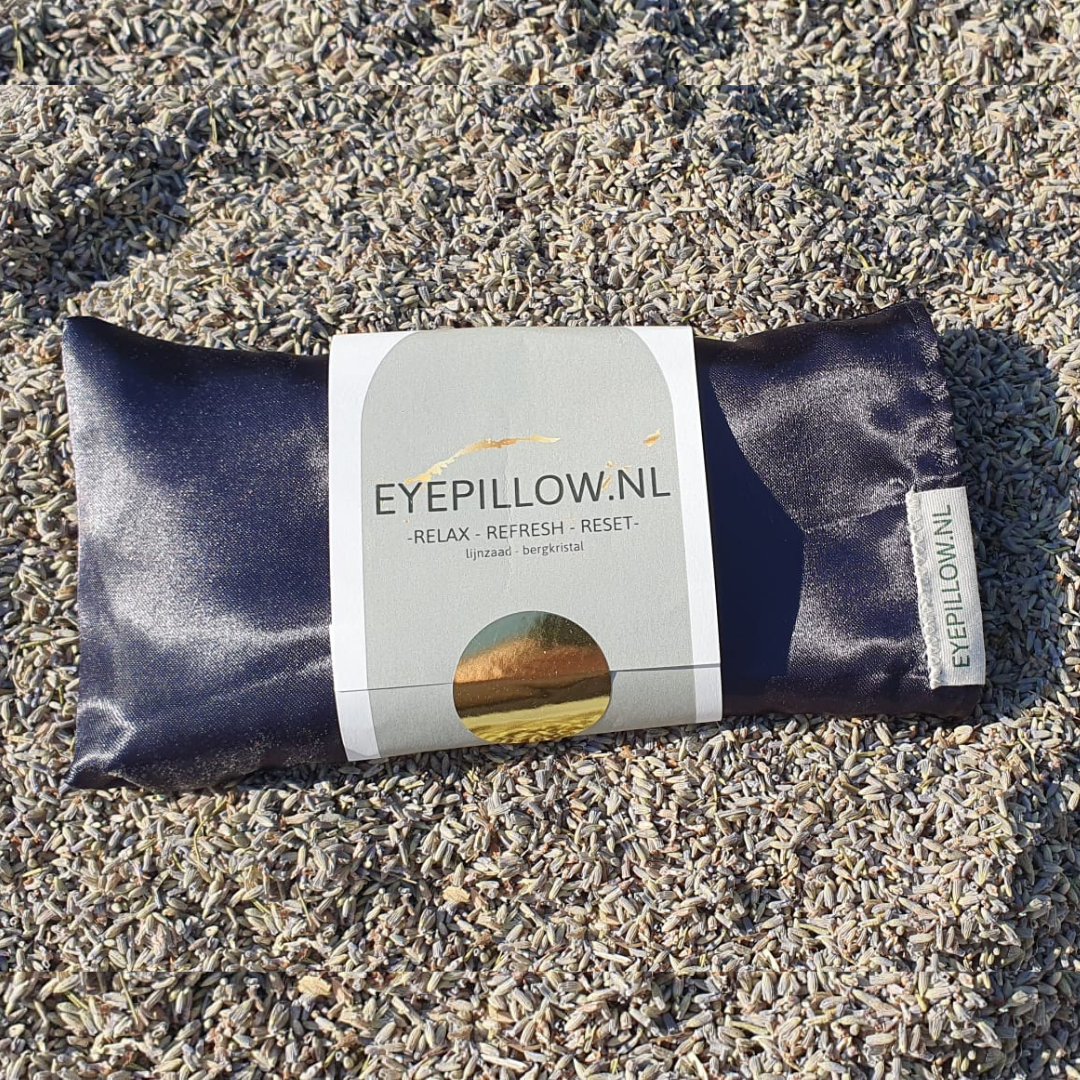 EYEPILLOW - BLACK SATIN - LIMITED EDITION