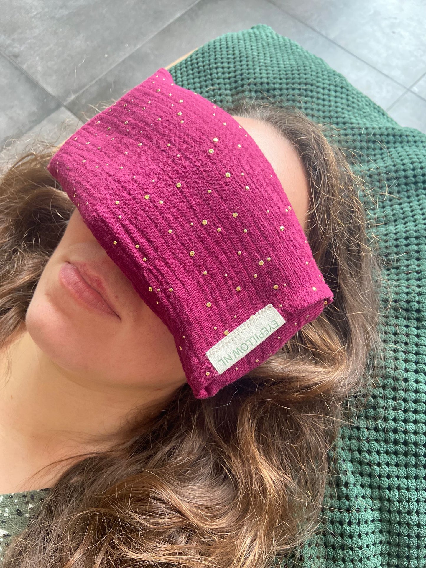 EYEPILLOW - Feestdagen editie mét gouden driehoek en lavendel! (LIMITED!)