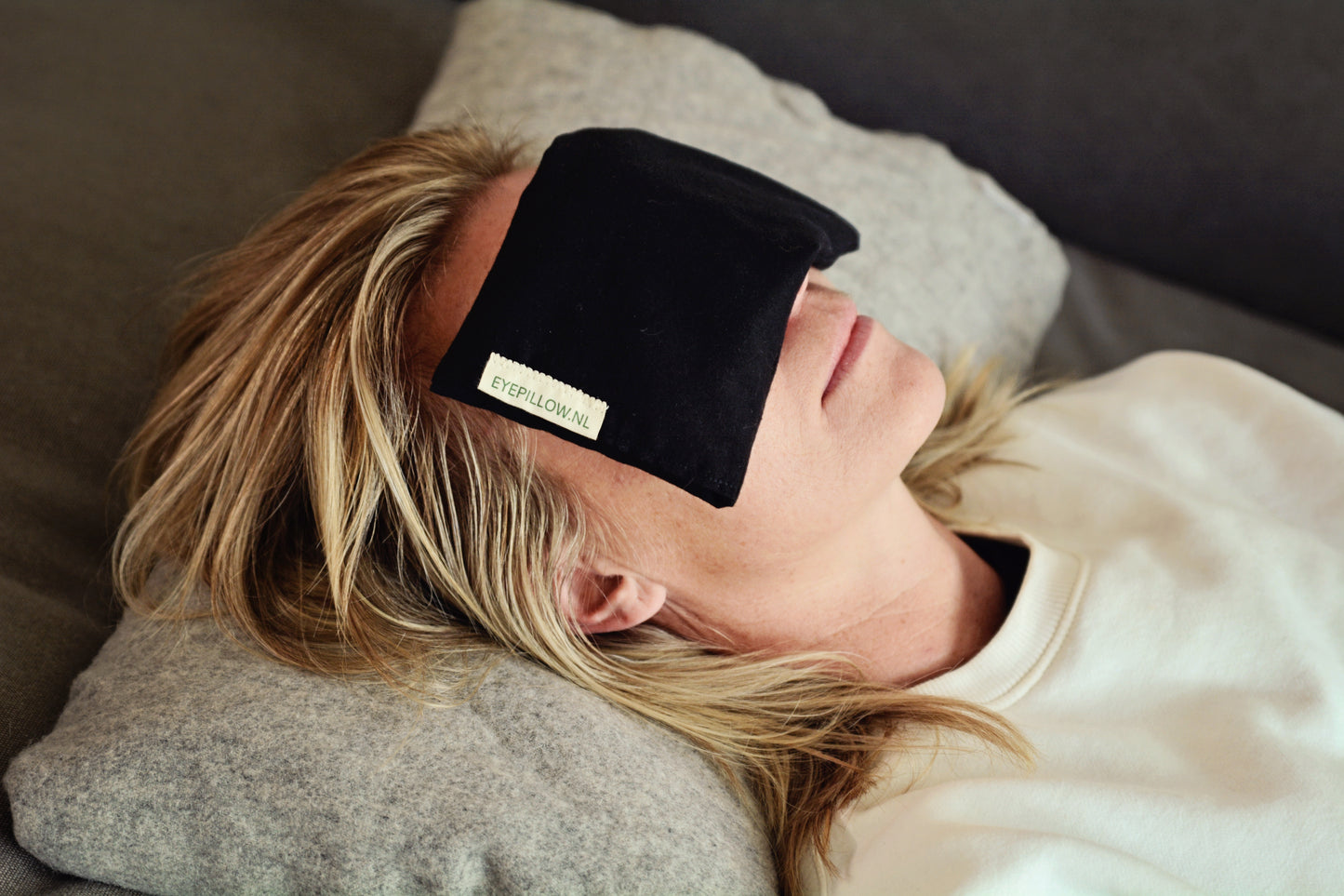 EYEPILLOW - BLACK COTTON