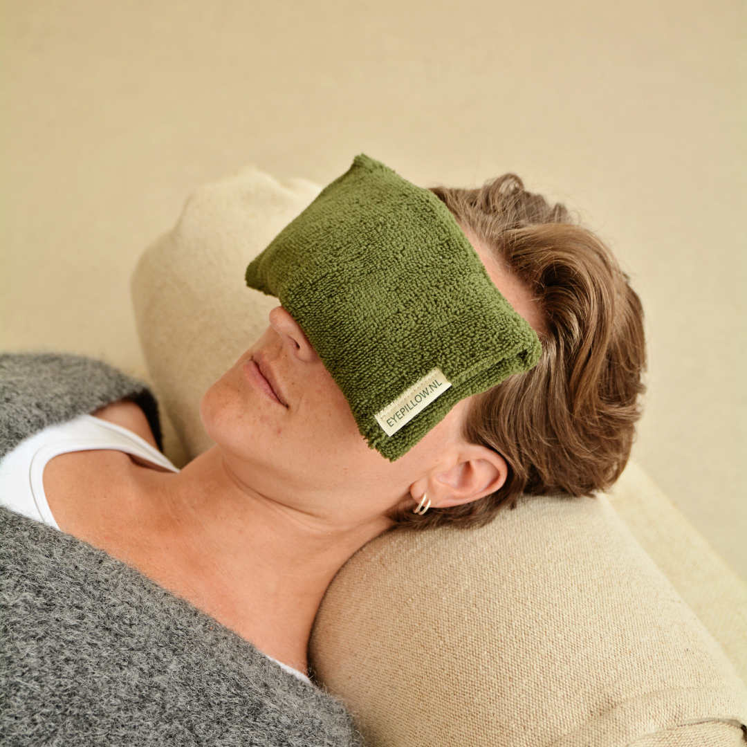 EYEPILLOW - GREEN TEDDY - LIMITED EDITION
