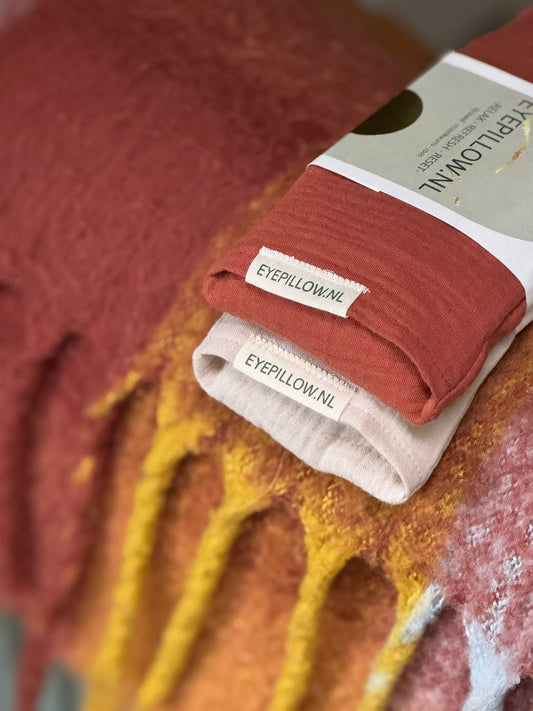 Eyepillow (oogkussen): rust voor je ogen, hoofd en lichaam