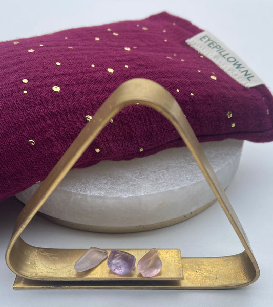EYEPILLOW - Feestdagen editie mét gouden driehoek! (LIMITED!)