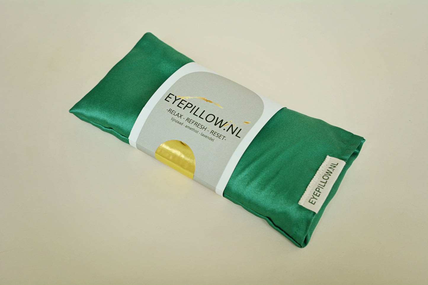 EYEPILLOW - GREEN SATIN