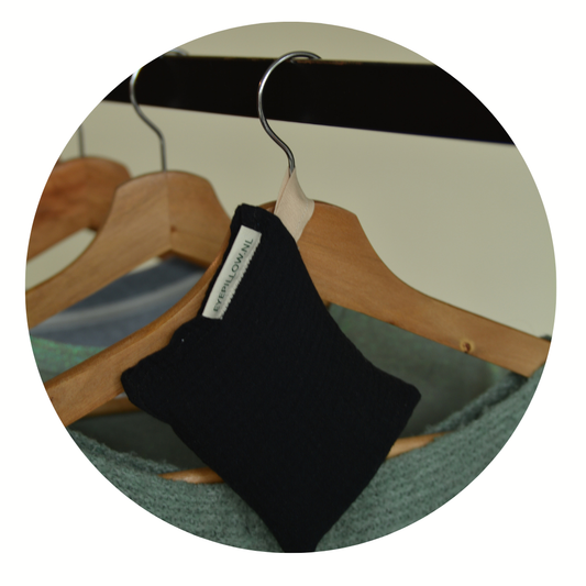 Lavendel Geurzakje - Black cotton