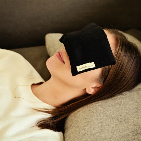 EYEPILLOW - BLACK COTTON