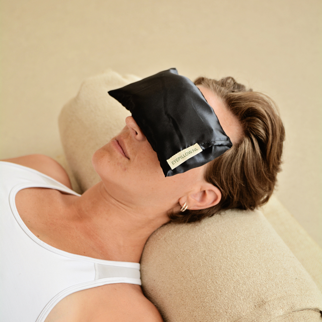 EYEPILLOW - BLACK SATIN - LIMITED EDITION