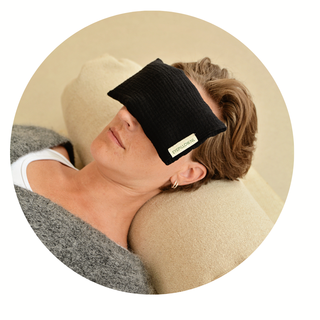 EYEPILLOW - BLACK COTTON