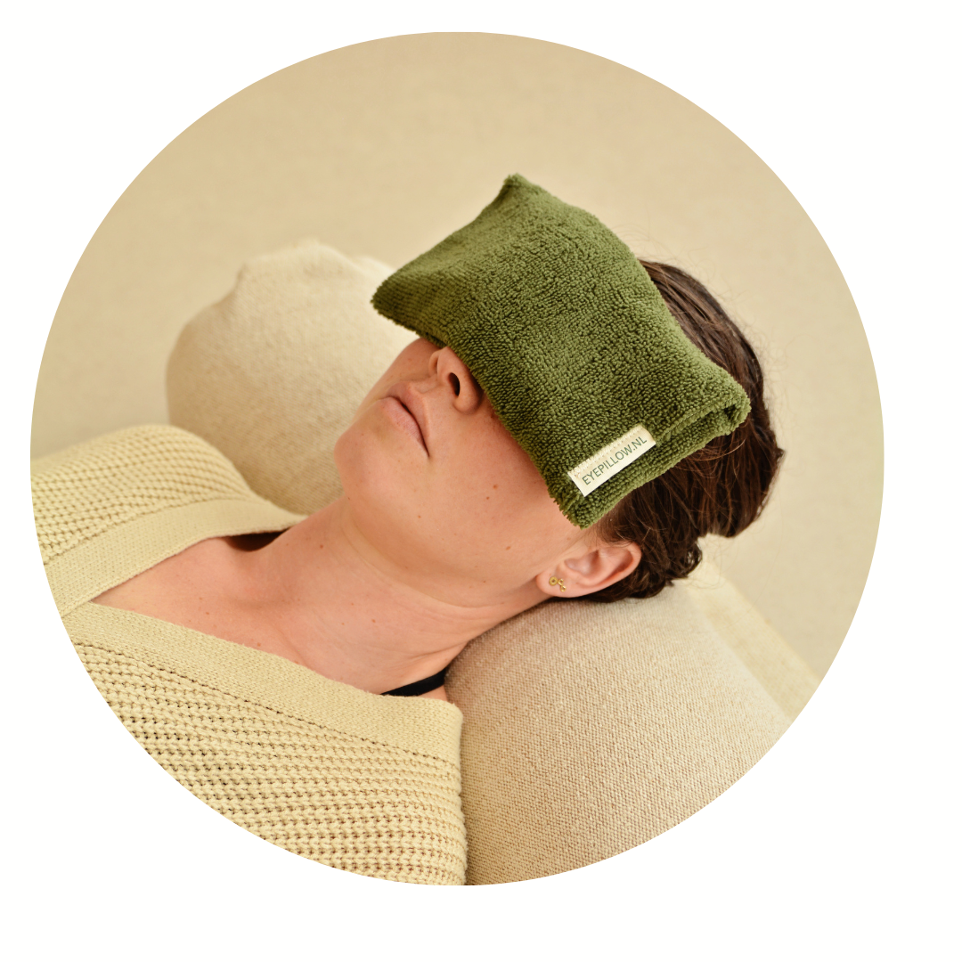 EYEPILLOW - GREEN TEDDY