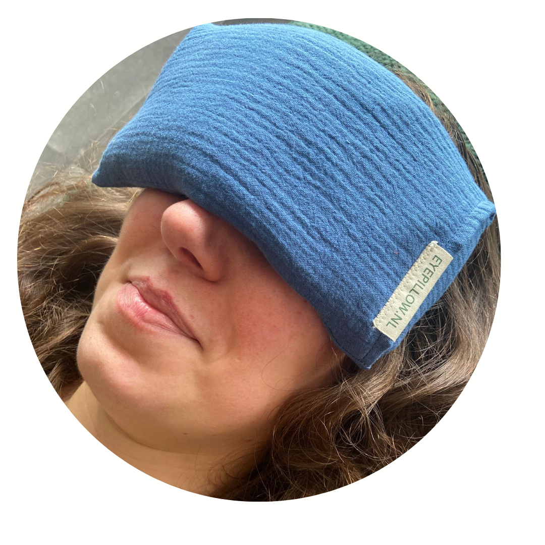 EYEPILLOW - SOFT BLUE (Honey collectie)